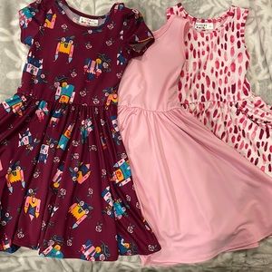 Dot Dot Smile lot of 3 Dresses-Size 3/4.